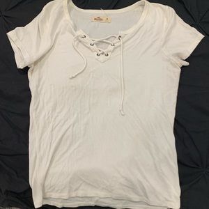 Hollister ribbed tie up